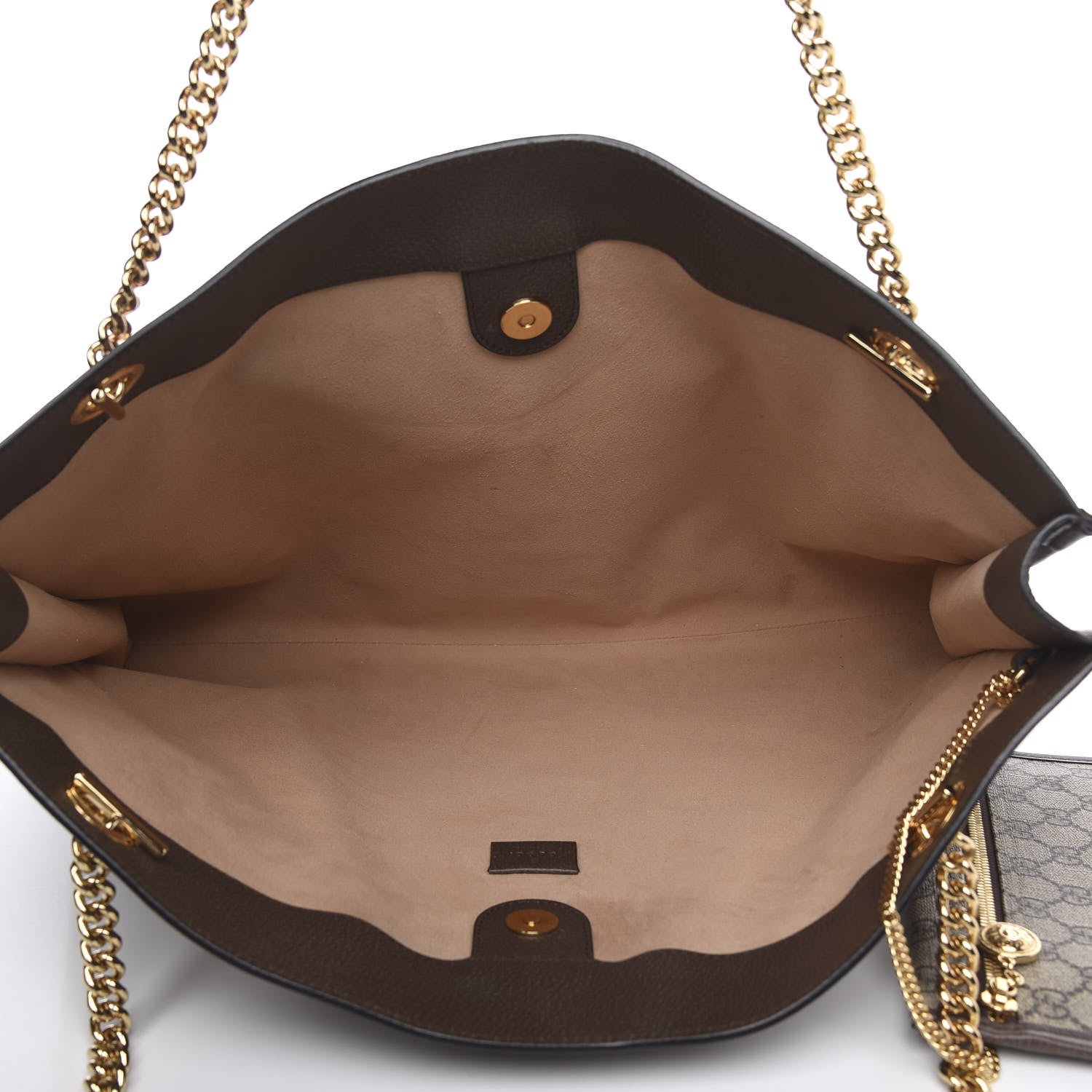 Gucci GG Supreme Monogram Large Rajah Chain Tote Beige New Acero 5 of 10