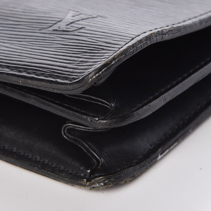 Louis Vuitton Epi Porte-Documents Briefcase Black 6 of 31