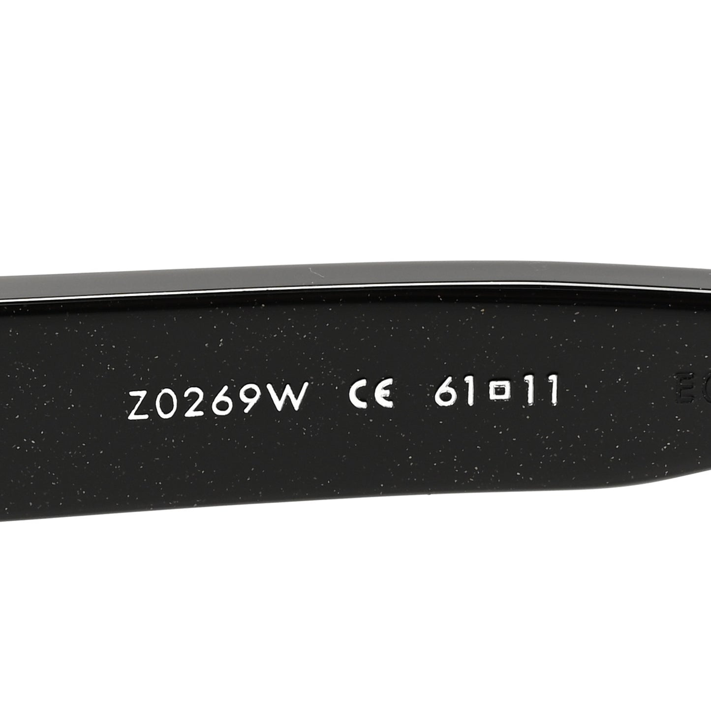 Oversized Soupcon Z0269W Sunglasses Black Glitter