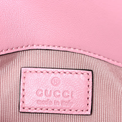 Gucci Lambskin Matelasse Mini GG Marmont Shoulder Bag Light Pink 6 of 11