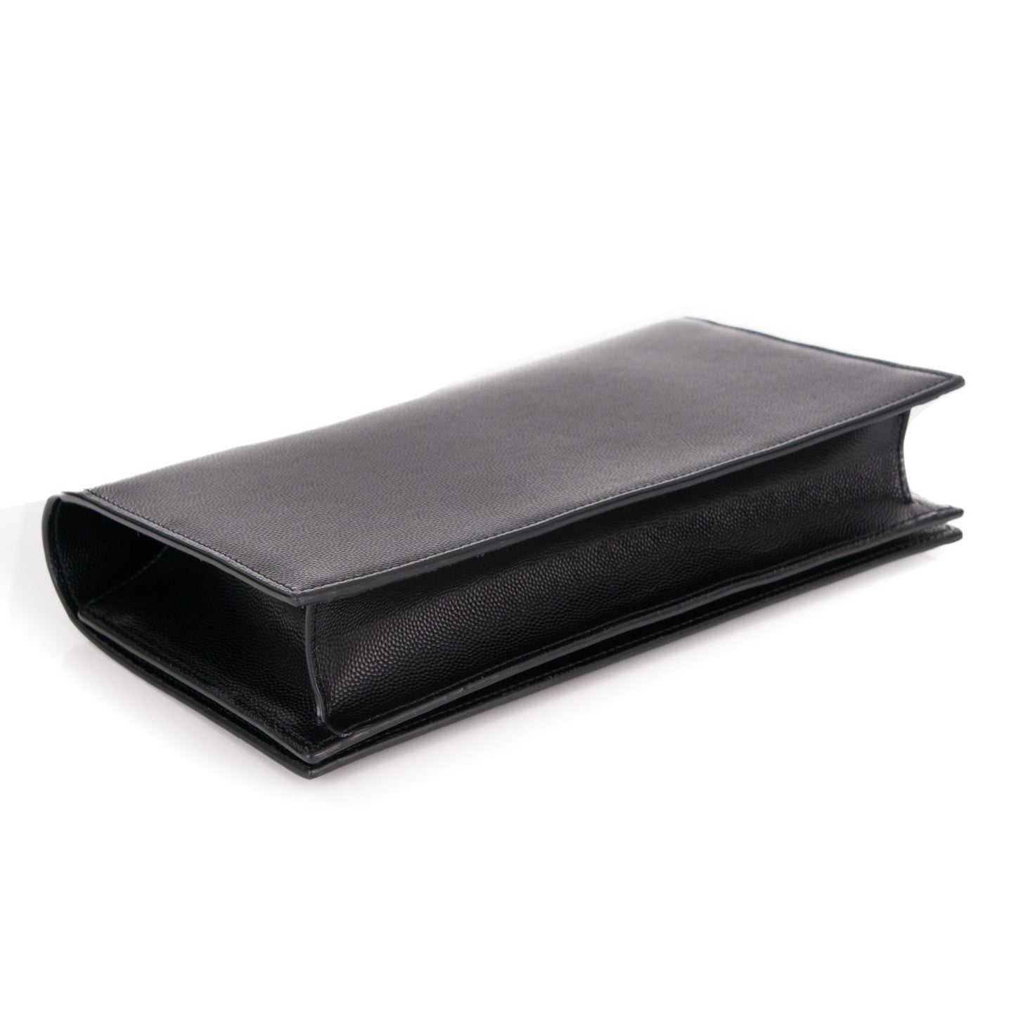 Grain De Poudre Classic Monogram Clutch Nero Black