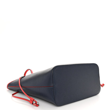 Louis Vuitton Epi Neverfull MM Indigo Coquelicot 5 of 11