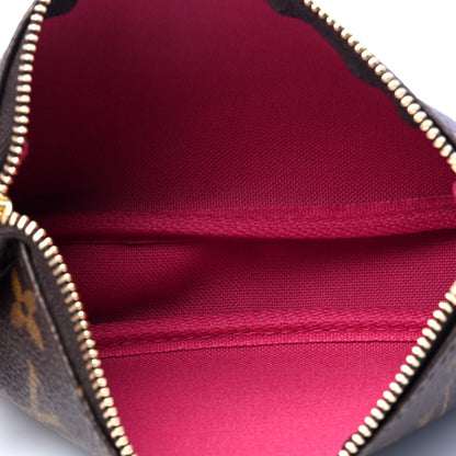 Louis Vuitton Monogram 2020 Christmas Animation Roller Coaster Mini Pochette Accessories Pivoine 3 of 4