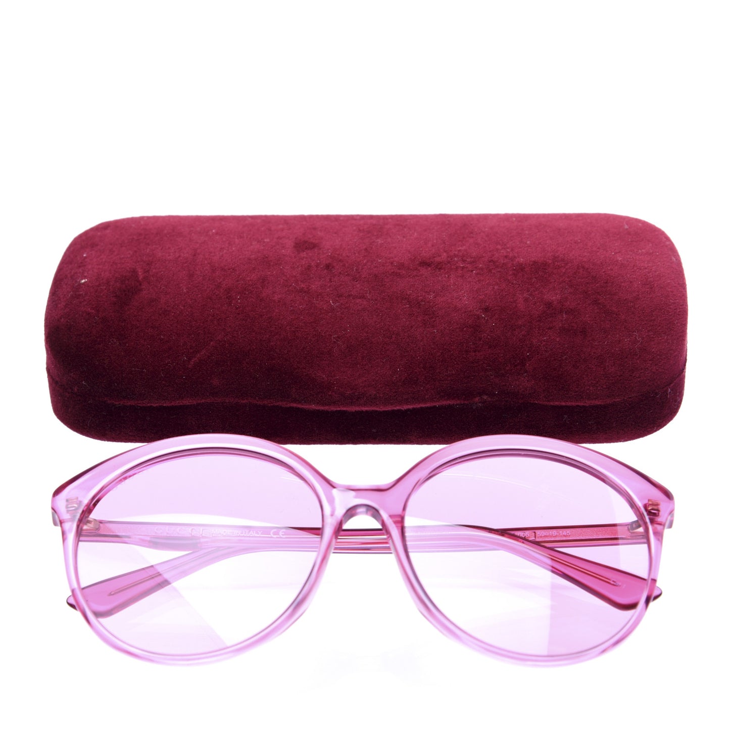 Acetate GG Sunglasses GG0257S Pink