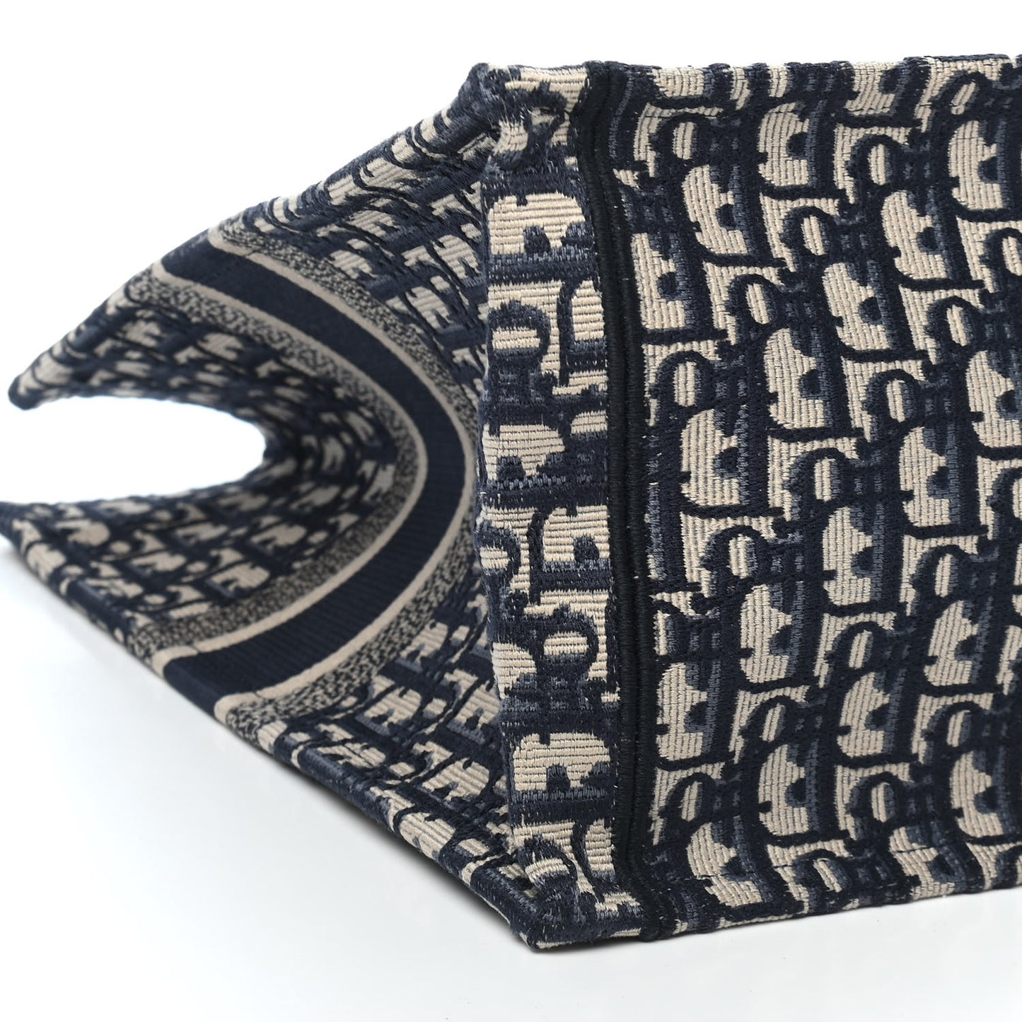 Oblique Book Tote Blue Multicolor