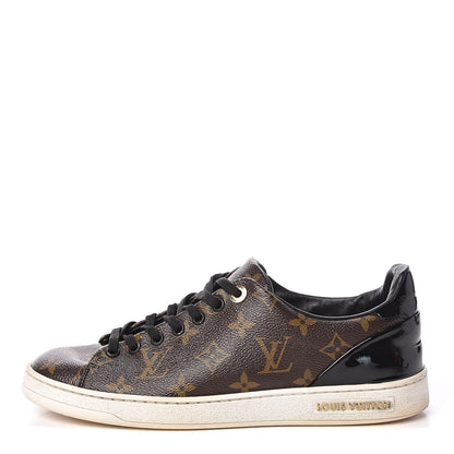 Louis Vuitton Patent Monogram Frontrow Sneakers 39 1 of 25