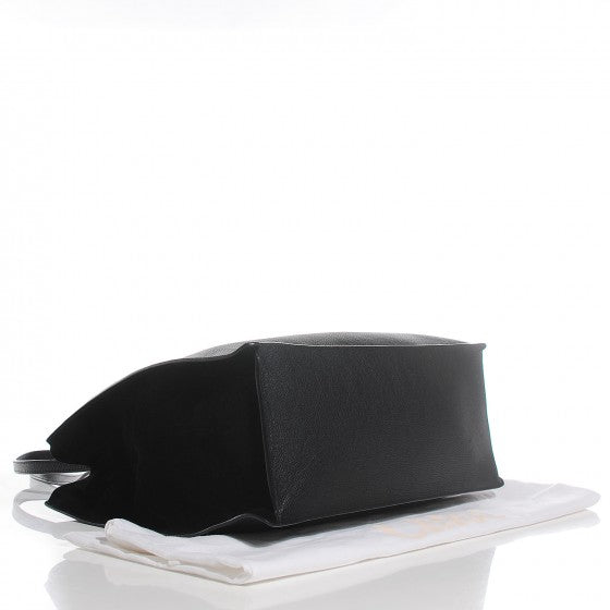 Chloe Grained Calfskin Suede Medium Faye Tote Black 4 of 18