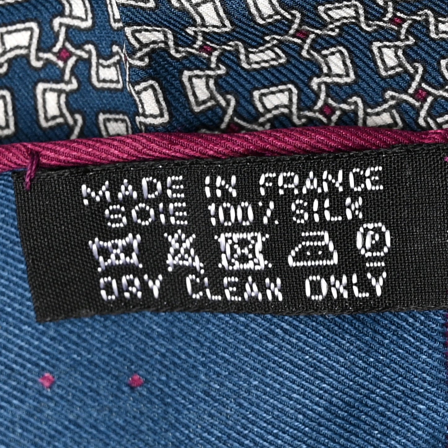 Silk Pocket Square Scarf Blue Multicolor