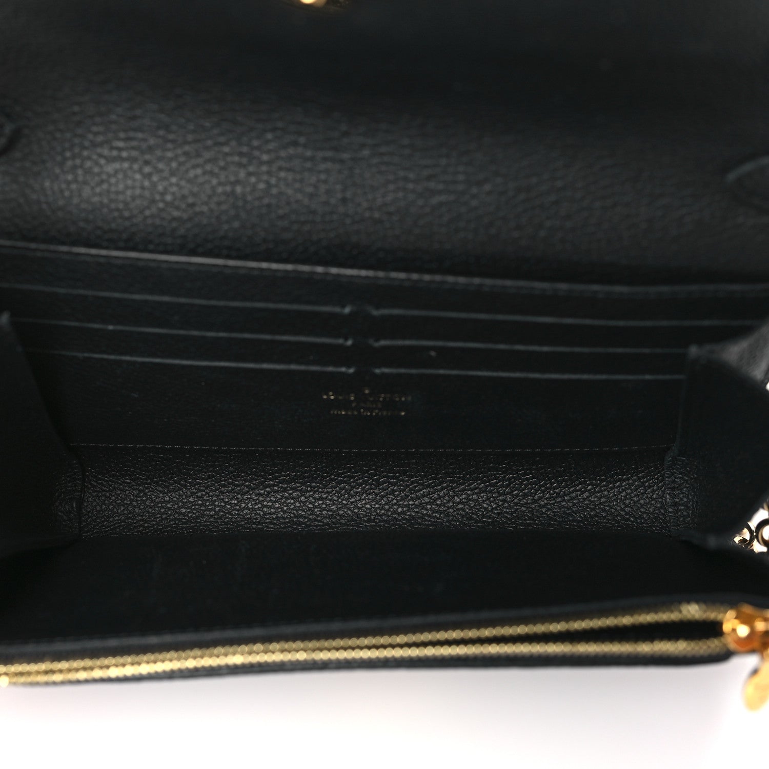 Louis Vuitton Empreinte Vavin Chain Wallet Black 5 of 9