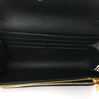 Louis Vuitton Empreinte Vavin Chain Wallet Black 5 of 9