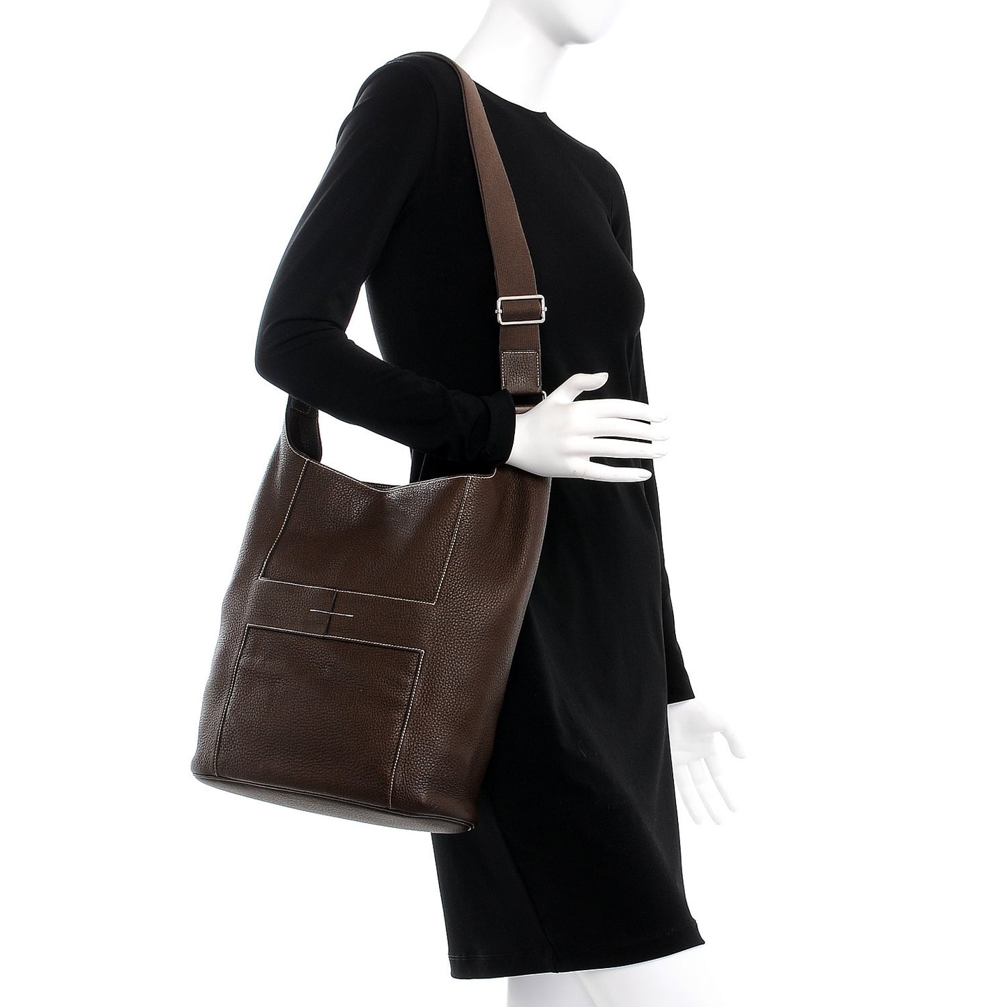 Taurillon Clemence Sac Goodnews GM Chocolate