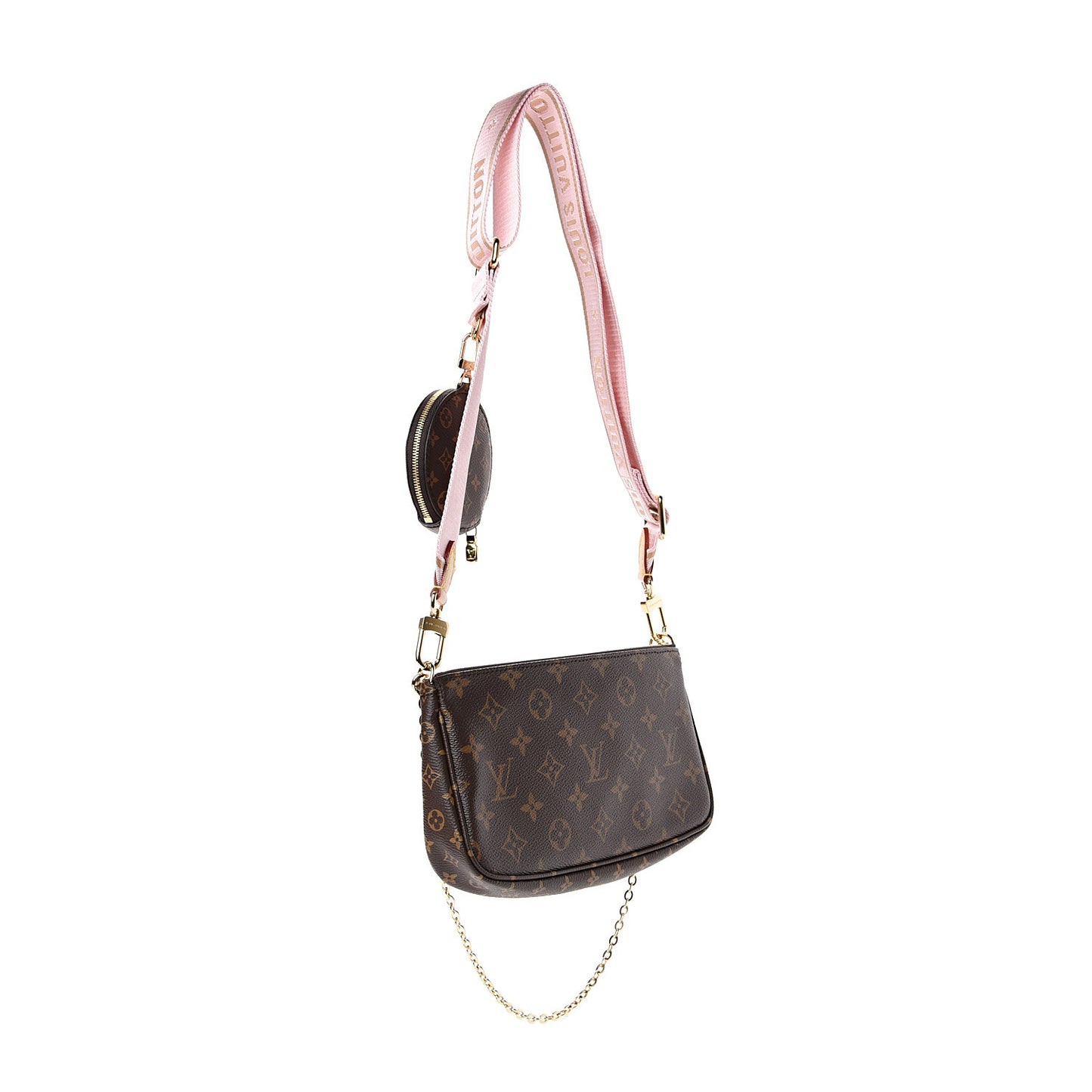 Monogram Multi Pochette Accessories Rose Clair