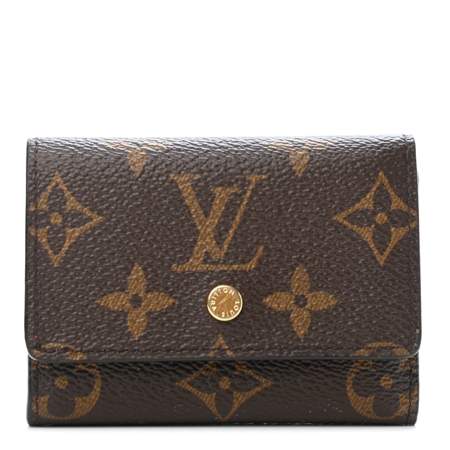 Monogram Micro Wallet Fuchsia