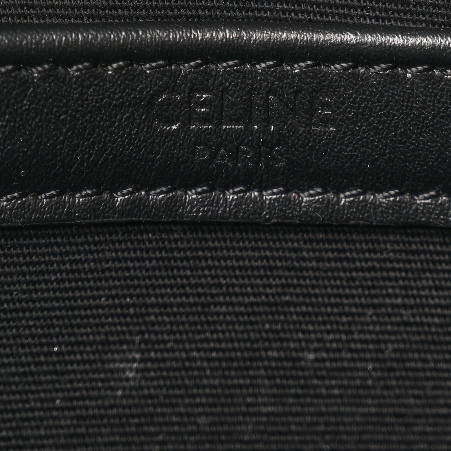 Celine Triomphe Canvas Medium Horizontal Messenger Bag Black 6 of 14