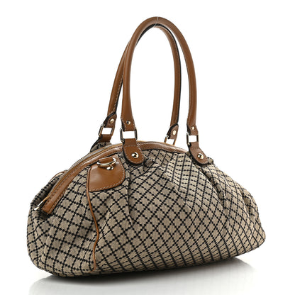 Gucci Diamante Medium Sukey Boston Brown 3 of 12