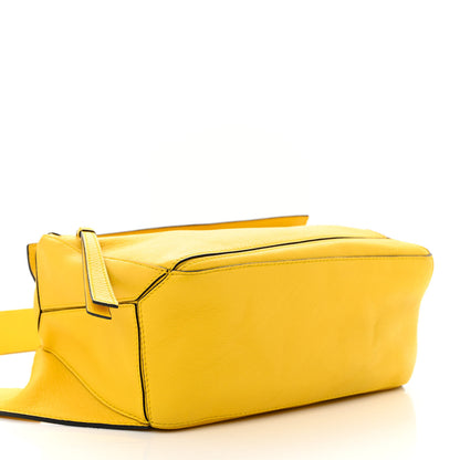 Loewe Calfskin Small Puzzle Bumbag Yellow 4 of 9