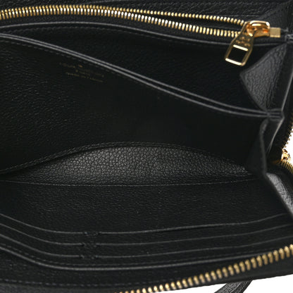 Louis Vuitton Empreinte Monogram Giant Zippy Wallet Black Beige 6 of 9