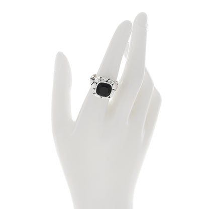 John Hardy Sterling Silver Black Onyx Kali Square Ring 54 7 2 of 4