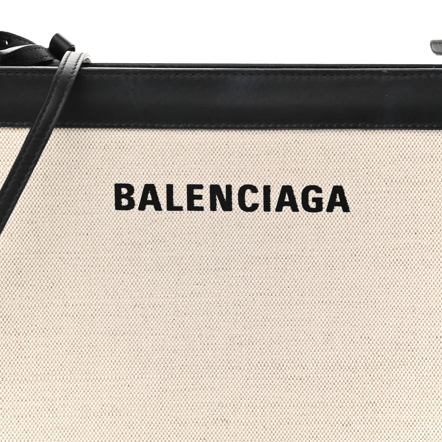 Balenciaga Cotton Canvas Pochette Crossbody Bag Black 8 of 10