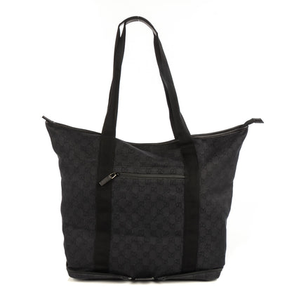 Gucci Denim Monogram Large Collapsible Travel Tote Black 1 of 8