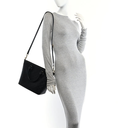 Gucci Guccissima Small Zippered Bucket Tote Black 2 of 10