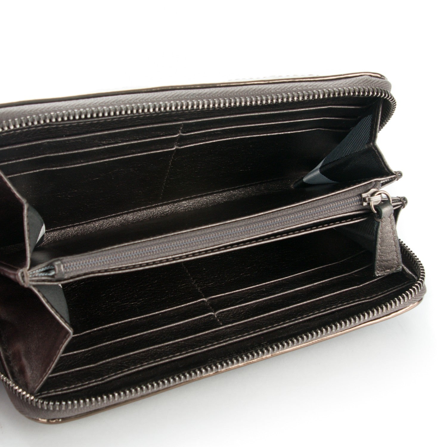 Burberry Calfskin Patent Knot Wallet Bronze 5 of 7
