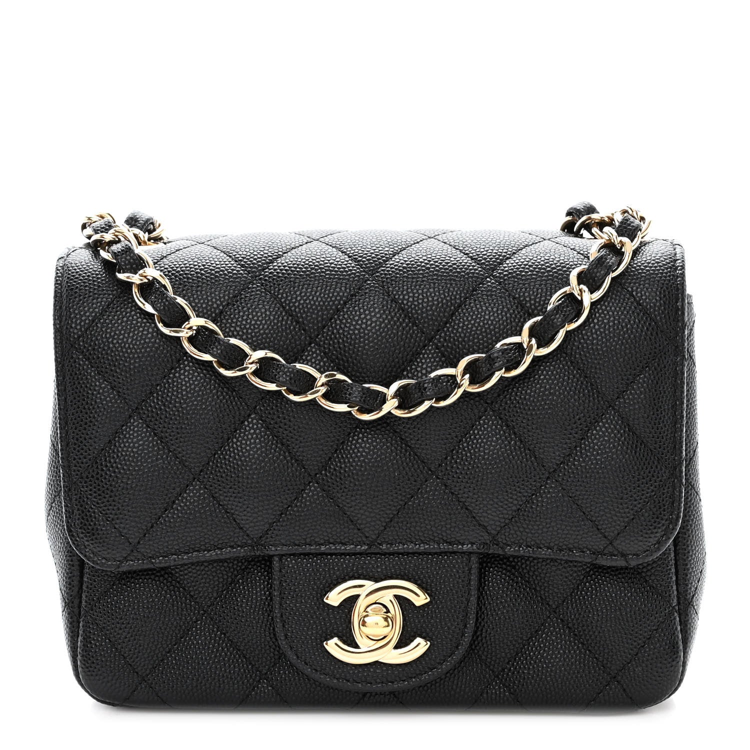 Chanel Caviar Quilted Mini Square Flap Black 1 of 10