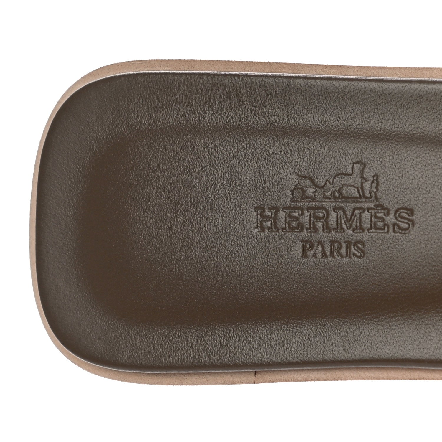 Hermes Epsom Oran Sandals 36.5 Etoupe 9 of 11
