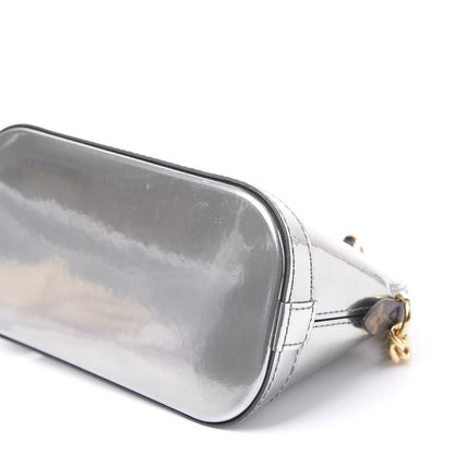 Louis Vuitton Patent Monogram Miroir Mirror Mini Alma Gris Metal 7 of 9