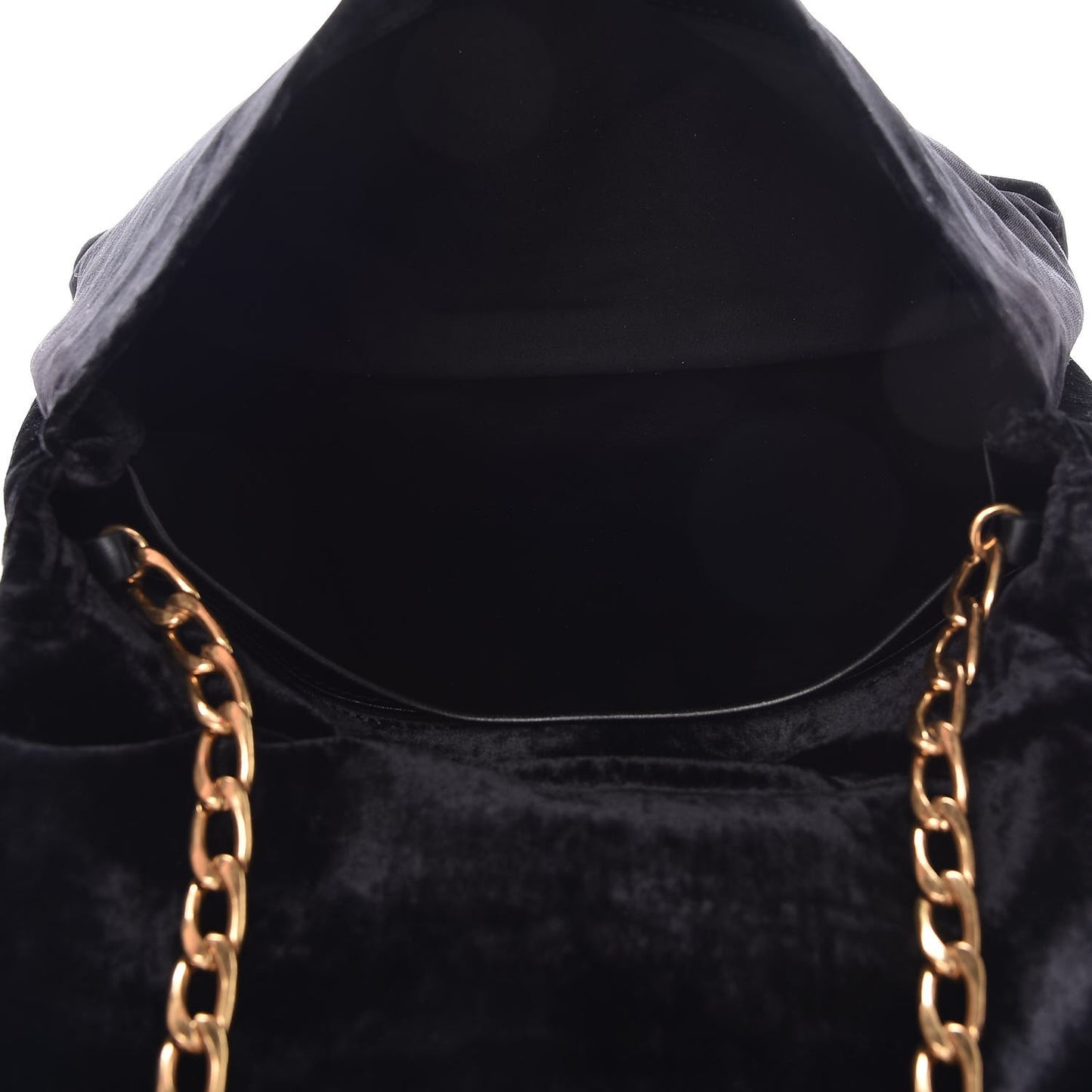 Velvet Nina Fold Over Black