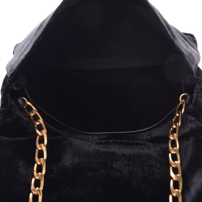 Stella McCartney Velvet Nina Fold Over Black 6 of 8