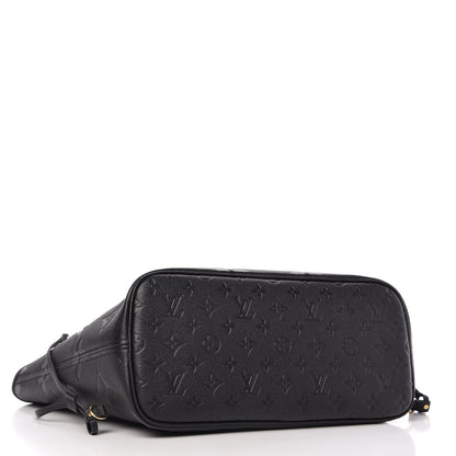 Louis Vuitton Empreinte Monogram Giant Neverfull MM Black 4 of 10