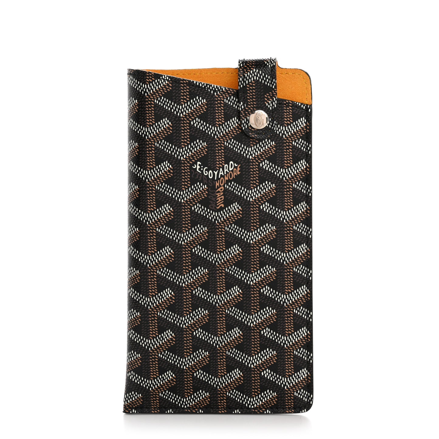 Goyardine Montmartre Glasses Case GM Black