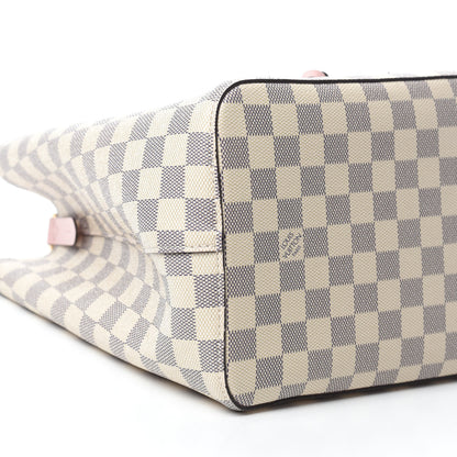 Louis Vuitton Damier Azur Neonoe MM Eau De Rose 6 of 9