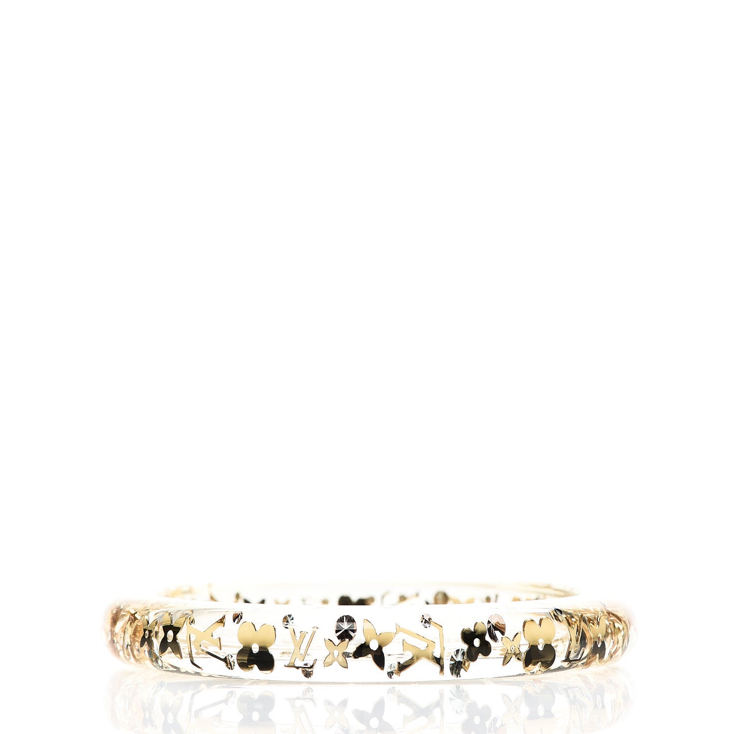 Resin Swarovski Medium Inclusion Bracelet PM Transparent