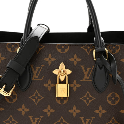 Louis Vuitton Monogram Flower Tote Black 8 of 12