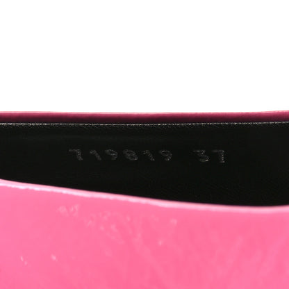 Balenciaga Shiny Calfskin BB Square Knife 80mm Pumps 37 Sweet Pink 8 of 9