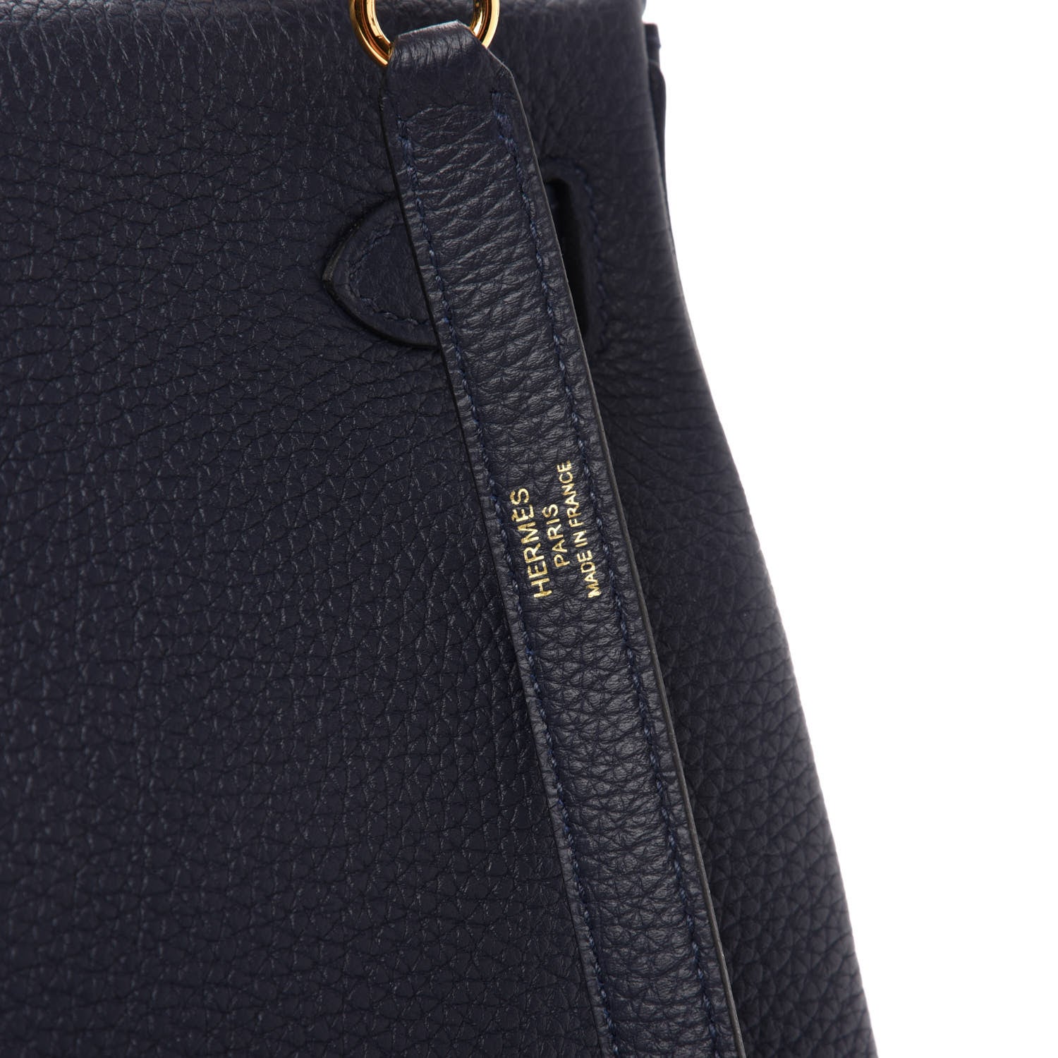 Hermes Togo Kelly Retourne 28 Bleu Nuit 10 of 12