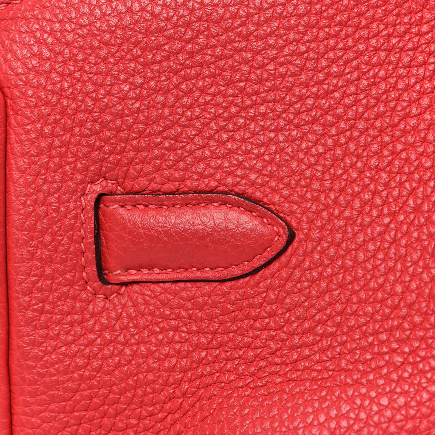 Togo Birkin 35 Rouge Pivoine