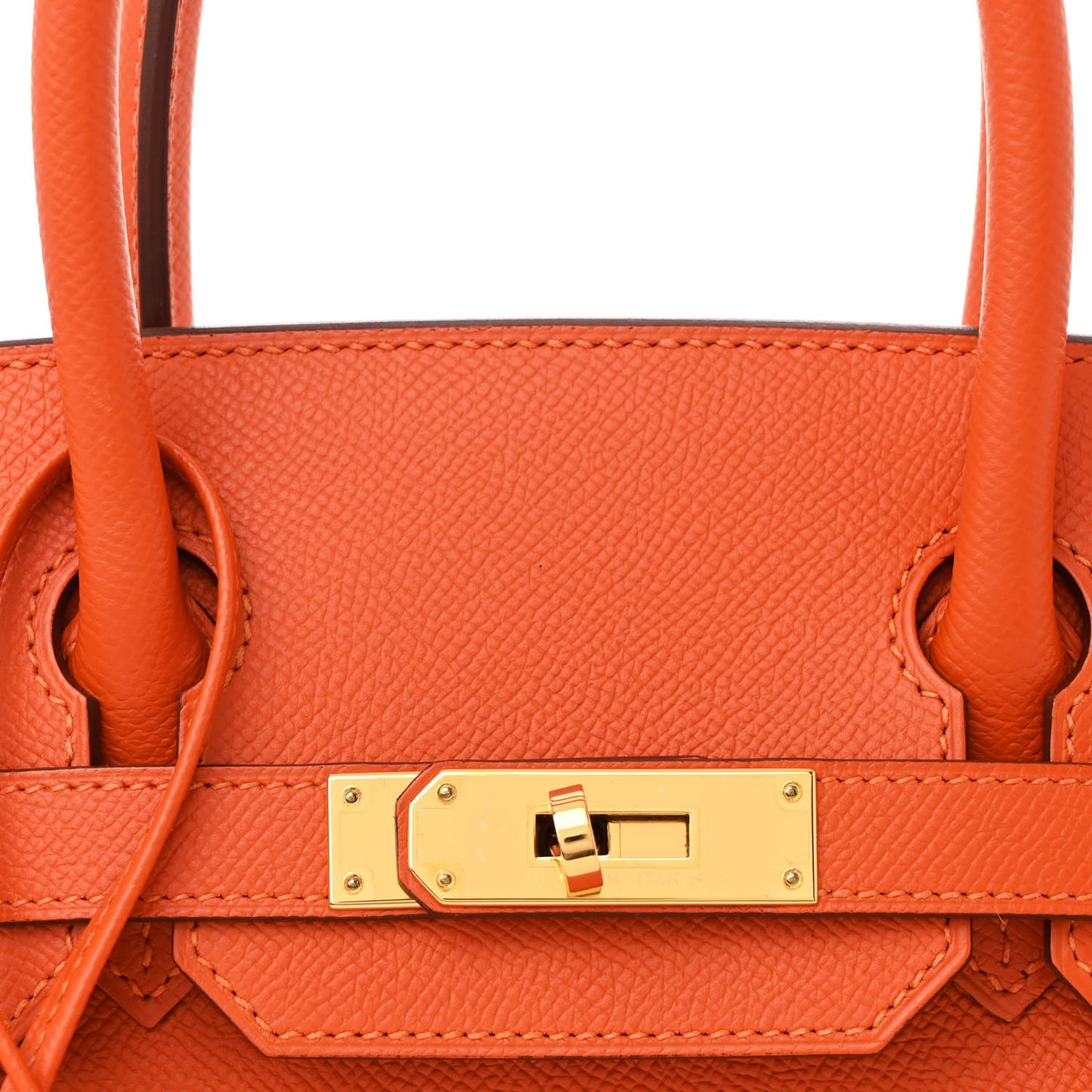 Epsom Birkin 30 Orange