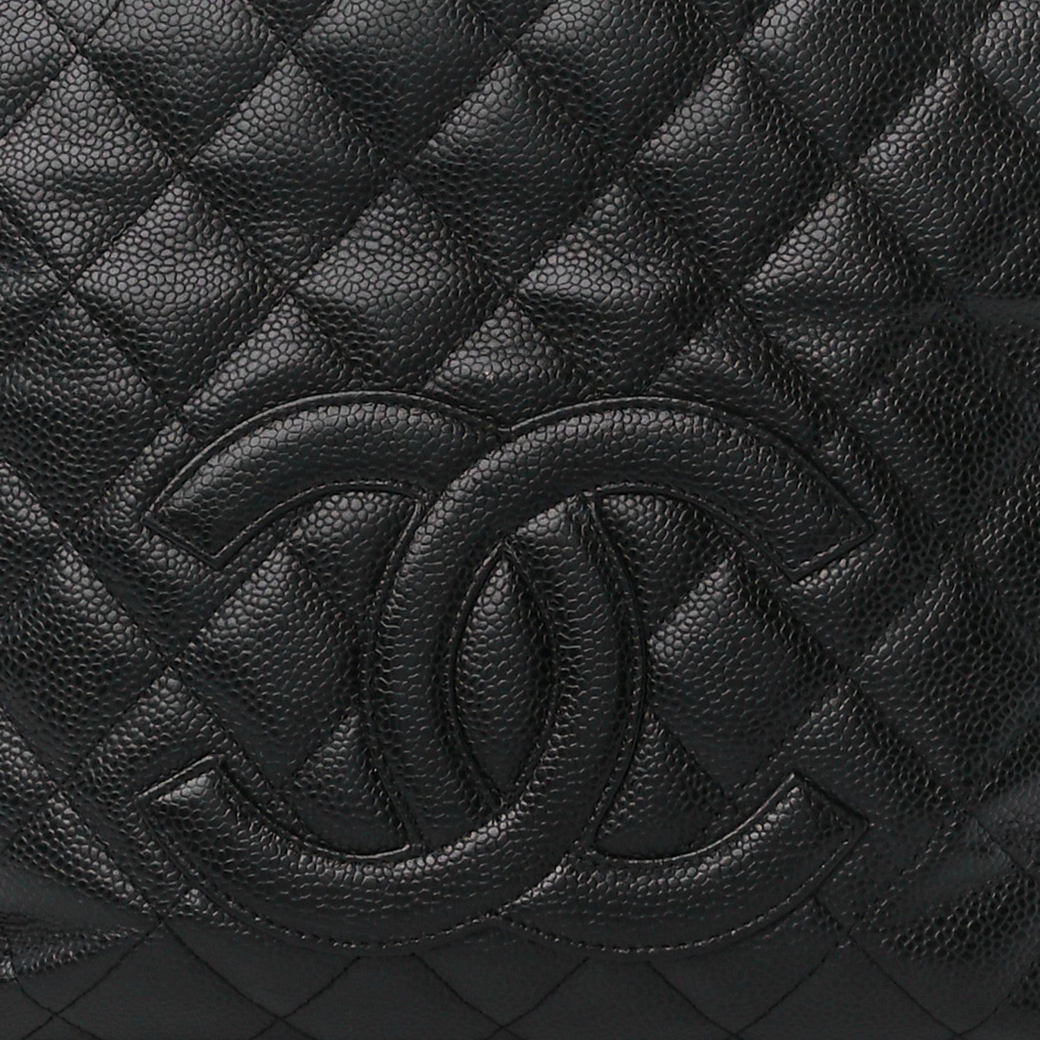 Chanel Caviar Quilted Petit Shopping Tote PST Black 8 of 16