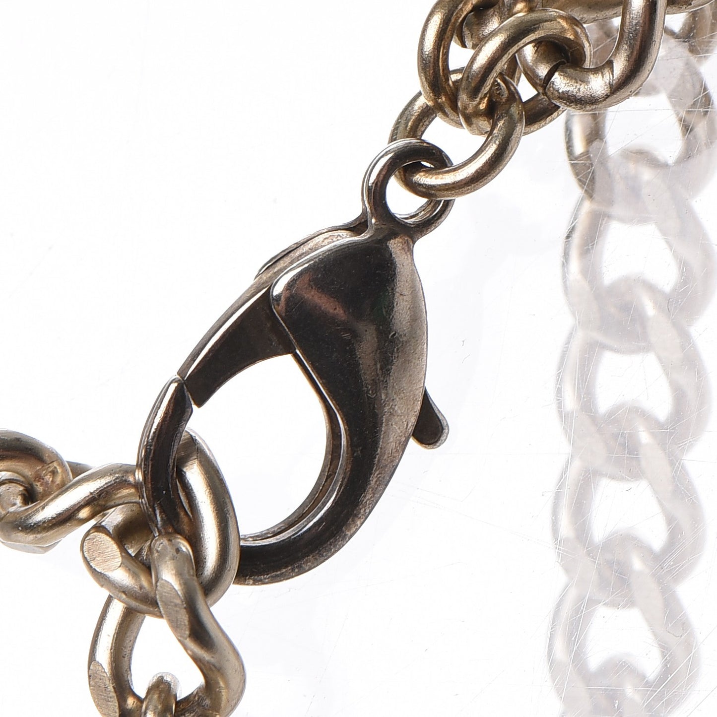 Enamel Chain Lipstick CC Kisses Belt Gold