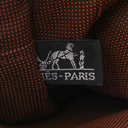 Hermes Canvas Herline GM Tote Brown 6 of 9