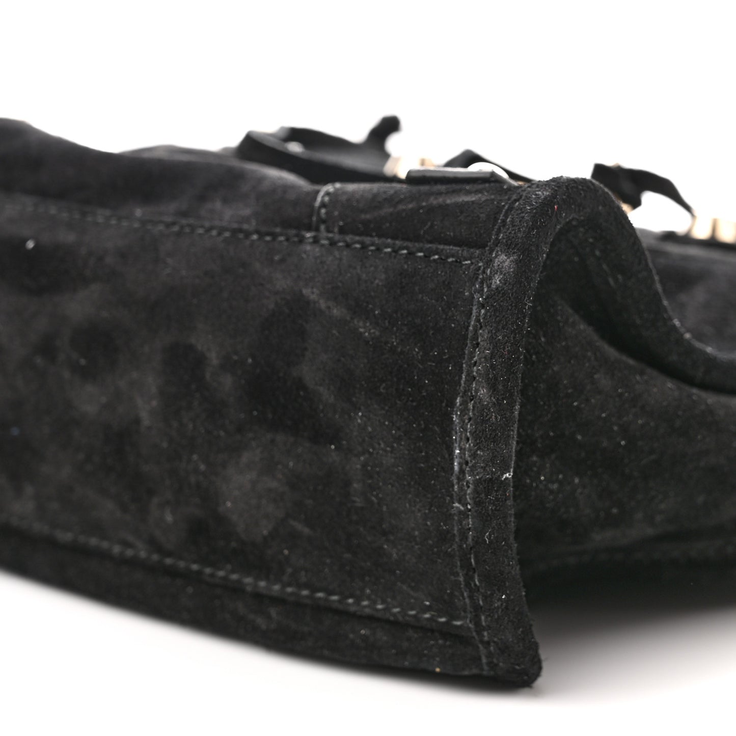 Baby Daim Suede Marble Hardware Mini City Black