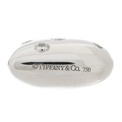 Tiffany 18K White Gold Platinum Diamond Etoile Heart Charm 4 of 4