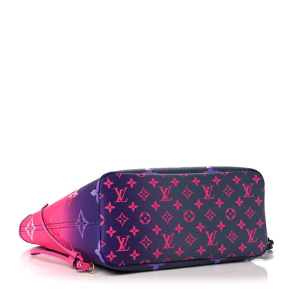 Louis Vuitton Monogram Giant Spring In The City Neverfull MM Midnight Fuchsia 5 of 9