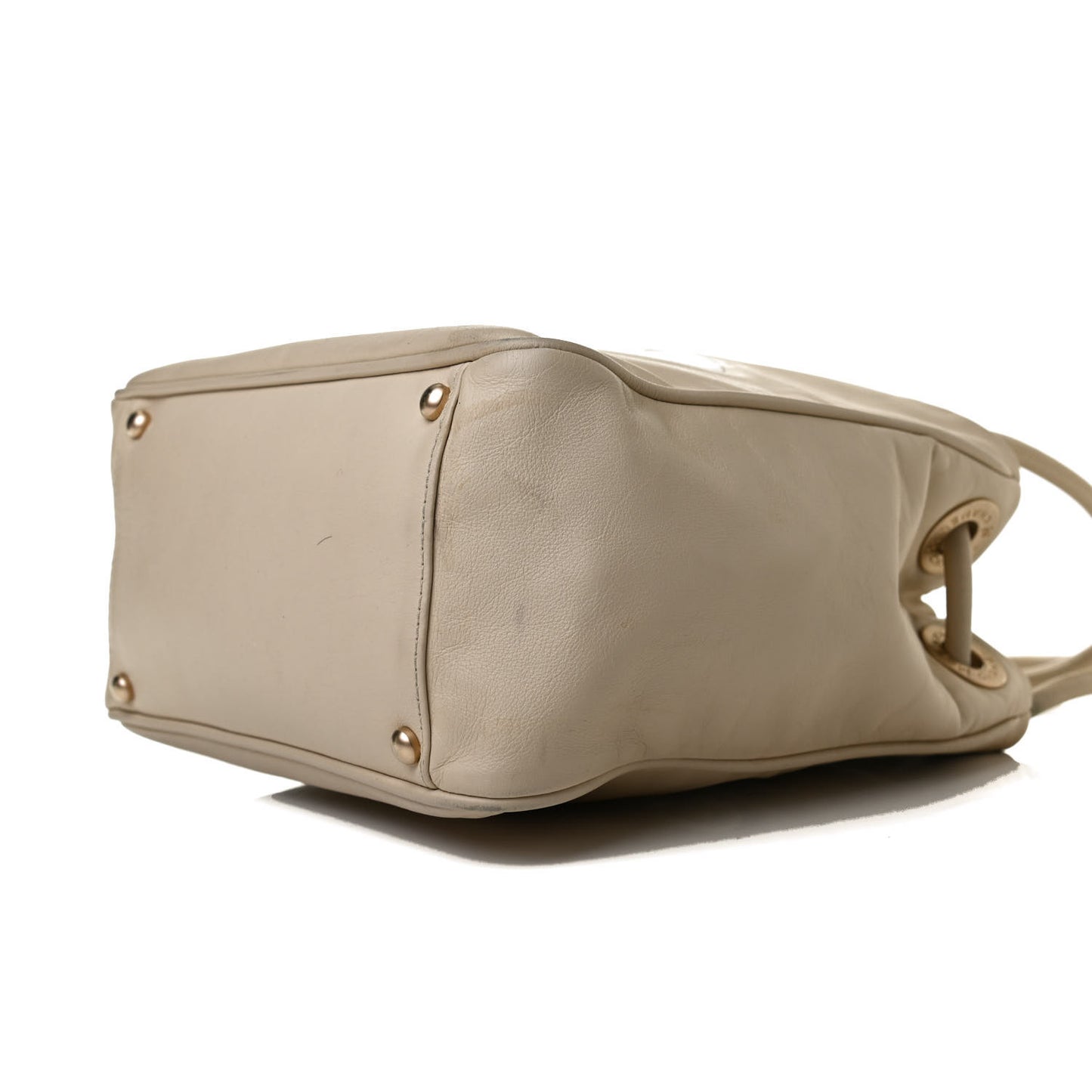 Lambskin Camellia Tote Beige
