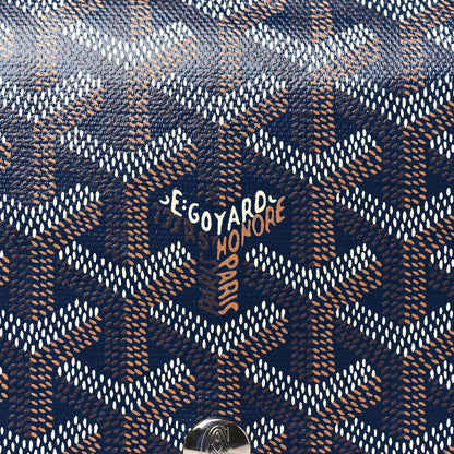 Goyard Goyardine Plumet Wallet Clutch Navy 7 of 10