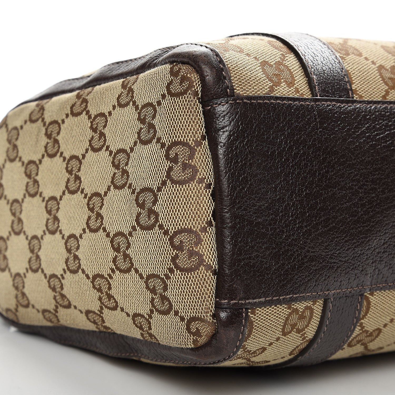Gucci Monogram Small Abbey Boston Dark Brown 11 of 12