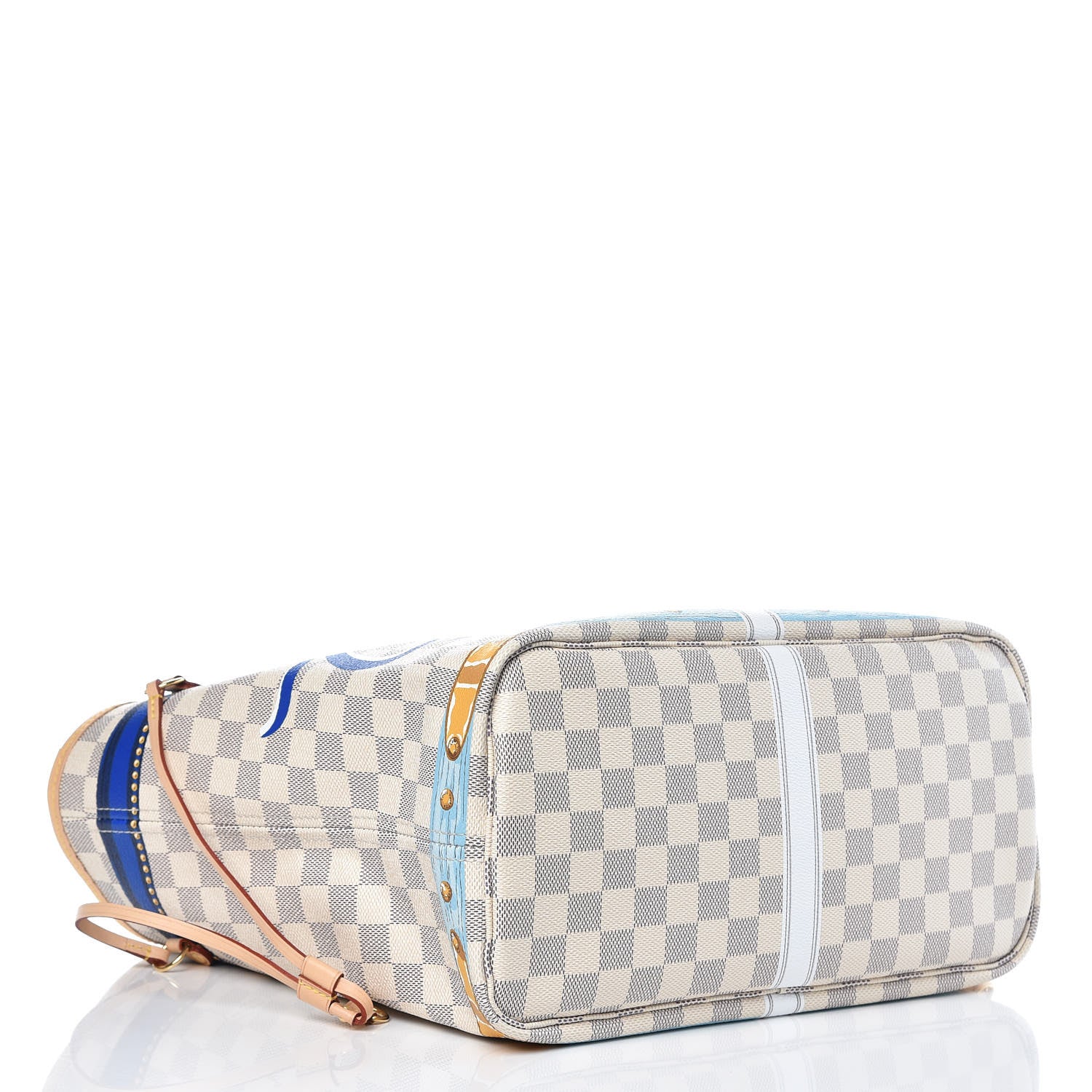 Louis Vuitton Damier Azur Summer Trunks Capri Neverfull MM 5 of 11